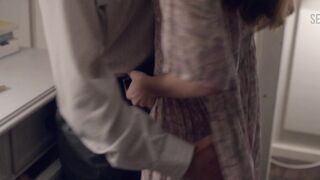 Stacy Martin Sex Against Wall, scène dans Nymphomaniac : Vol. II