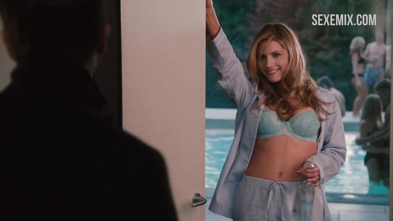 Katheryn Winnick sky blue bra, Butt Scene in Love And Other Drugs