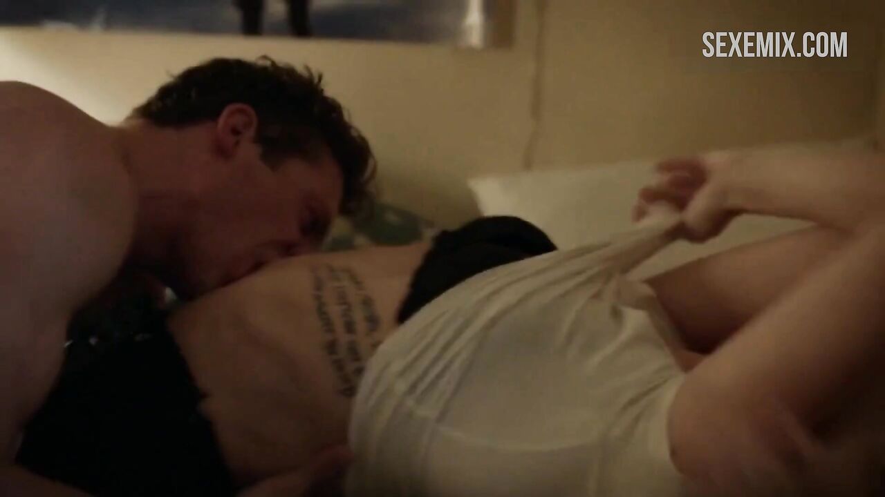 Ruby Modine black bra, Underwear Scene in Shameless