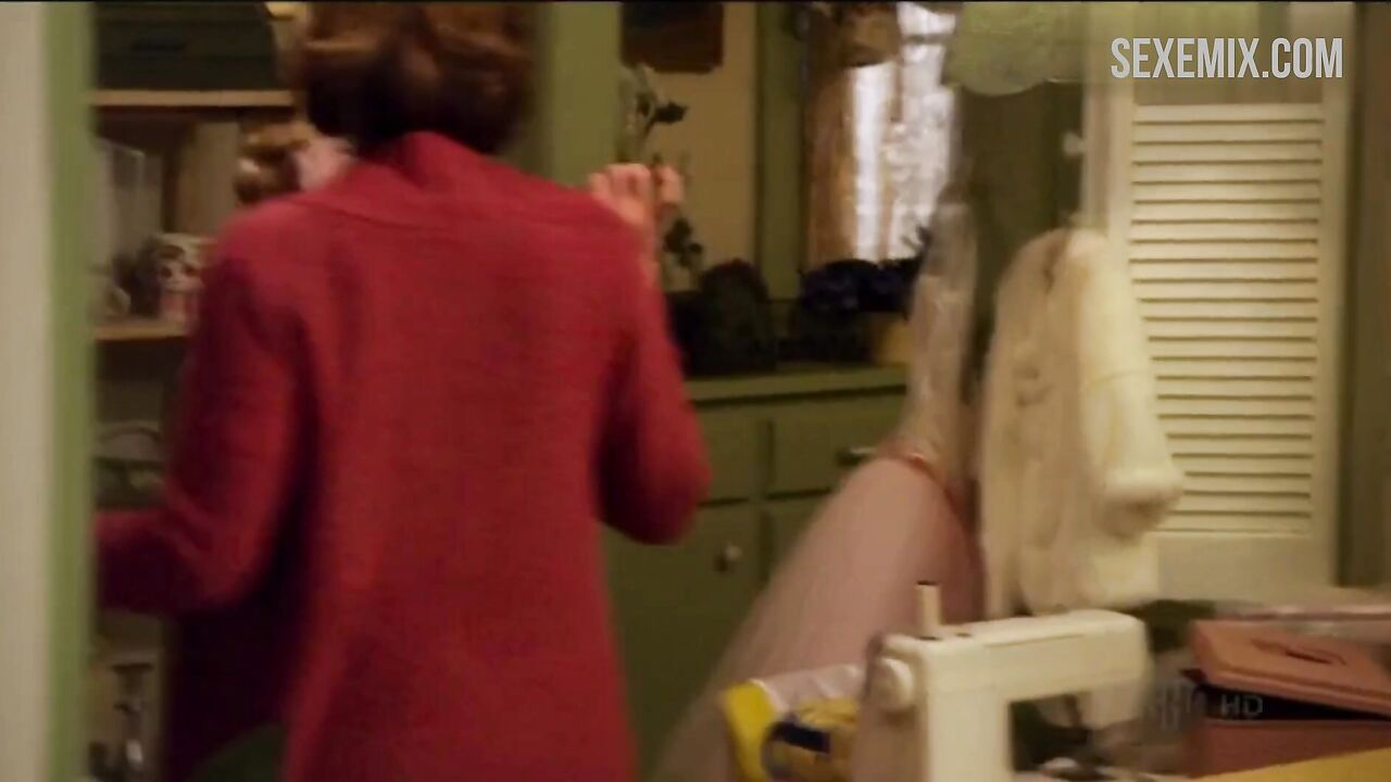 Laura Wiggins in white bra and panties, scene in Shameless