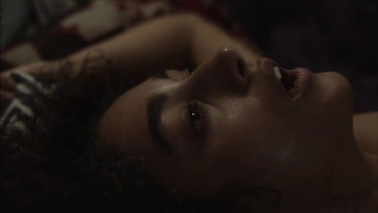 Golshifteh Farahani sexy moment, scene in Blind Spot