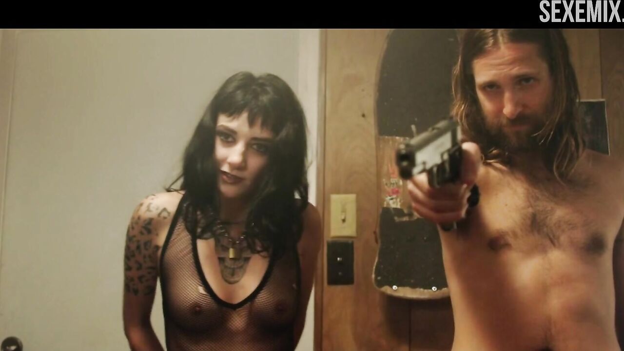 Sheila Vand shows us her boobs, scene in 68 Kill