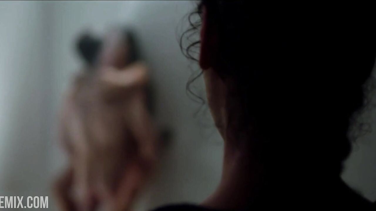 Danna Paola fucking in the shower, scene in Elite