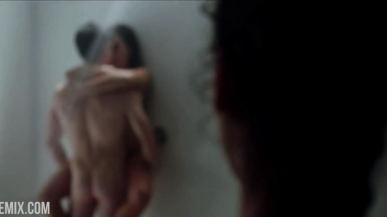 Danna Paola fucking in the shower, scene in Elite