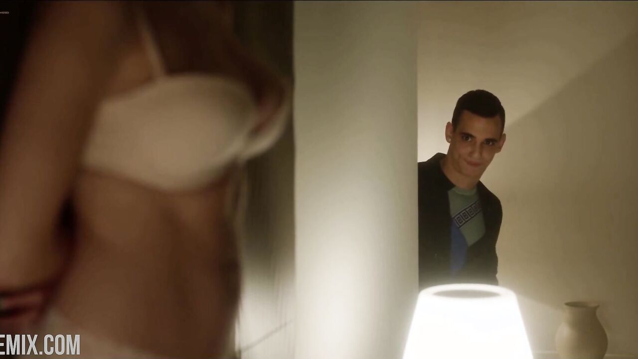 Ester Exposito Underwear, sexy scene in Elite