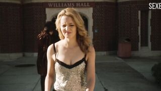 Jessica Rothe sexy, Erotic scenes in Happy Death Day