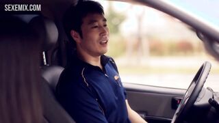 Yoon Seol-hee blowjob in car, scene in Lies