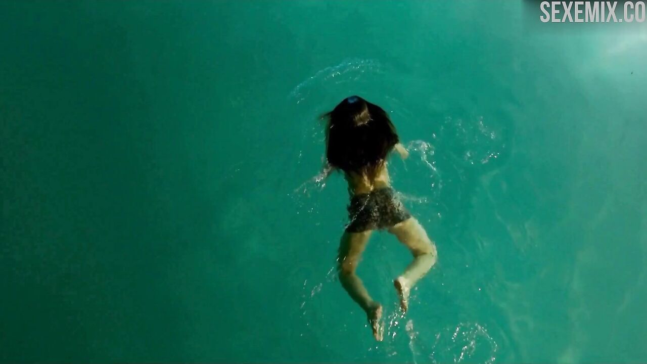 Elnaaz Norouzi Bikini, Swimming in Pool, scene in Sacred Games