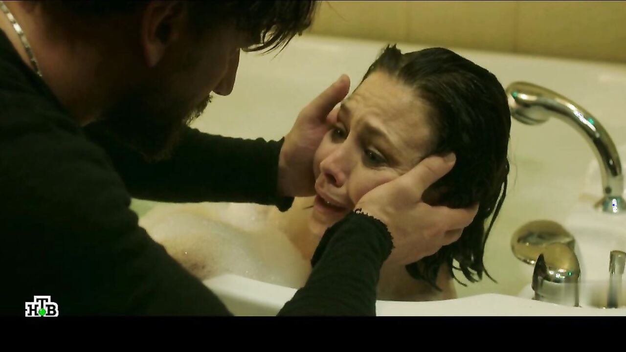 Ekaterina Volkova sexy, scene in Ricochet (2020)