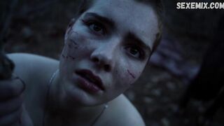 Elise Eberle Ajoelhada no Chão, cena em Salem s01e06 (2014)