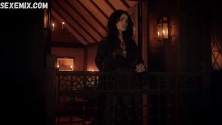 A gostosa Janet Montgomery, cena sexy em Salem s01e01 2014