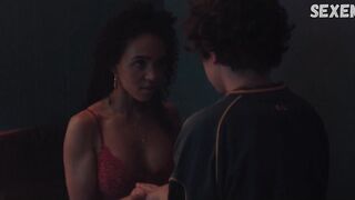 FKA Twigs sexy, Erotic scene in Honey Boy (2019)