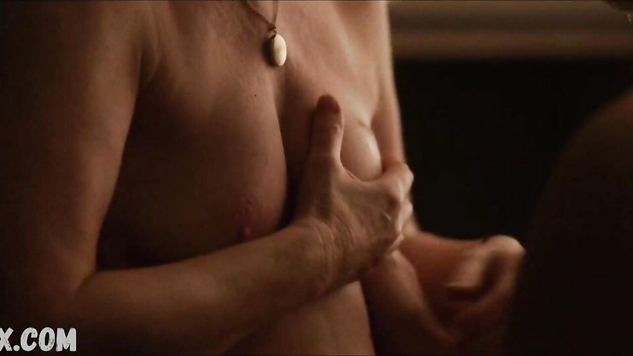 Lesley Manville Undressing, erotic scene in Ordinary Love (2019)