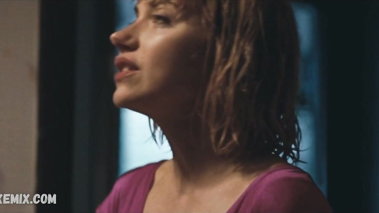 Imogen Poots flashes breast, scene in I Know This Much Is True (2020)