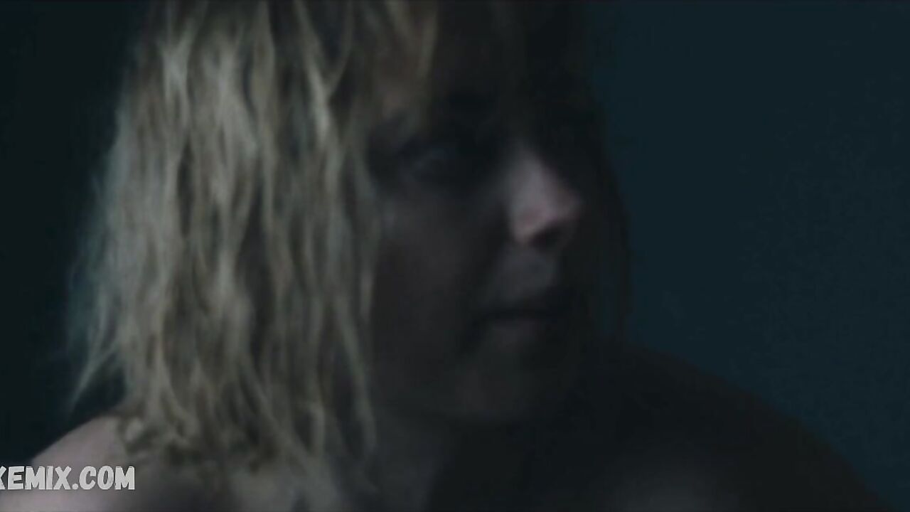 Imogen Poots flashes breast, scene in I Know This Much Is True (2020)