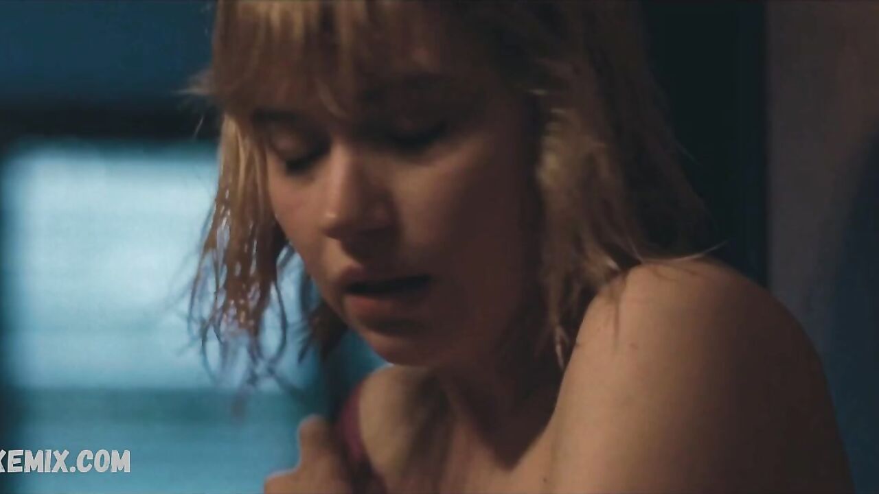 Imogen Poots flashes breast, scene in I Know This Much Is True (2020)