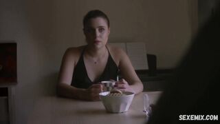 Emilia Korsak breasts, scene in Pawel (2017)