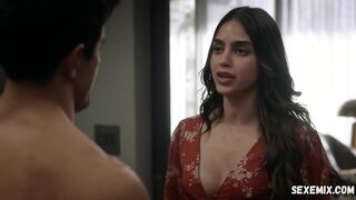 Melissa Barrera blowjob, scene in Vida (2020)