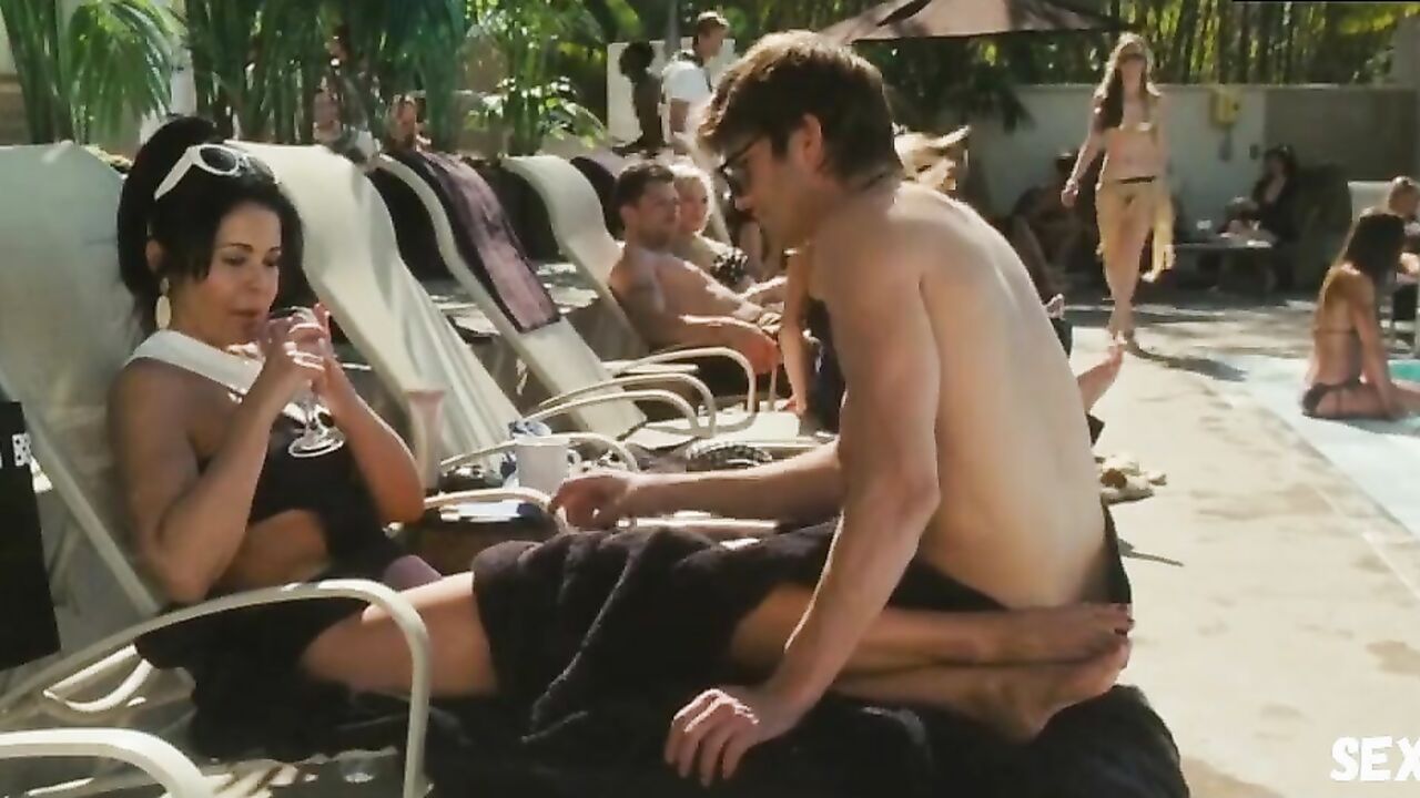 Margarita Levieva sexy, butt scene in Spread