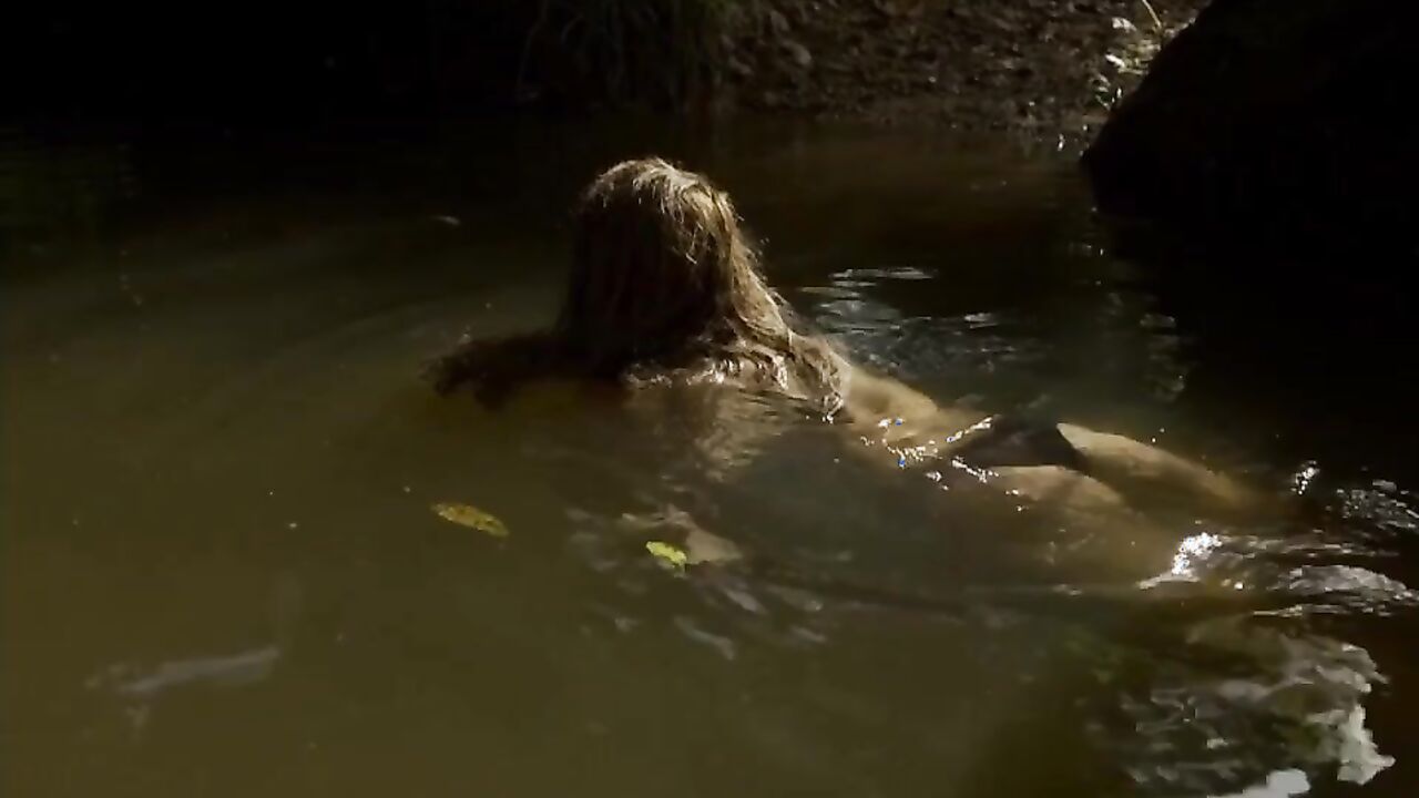 Javiera Valenzuela topless, scene in Sol del llano (2019)