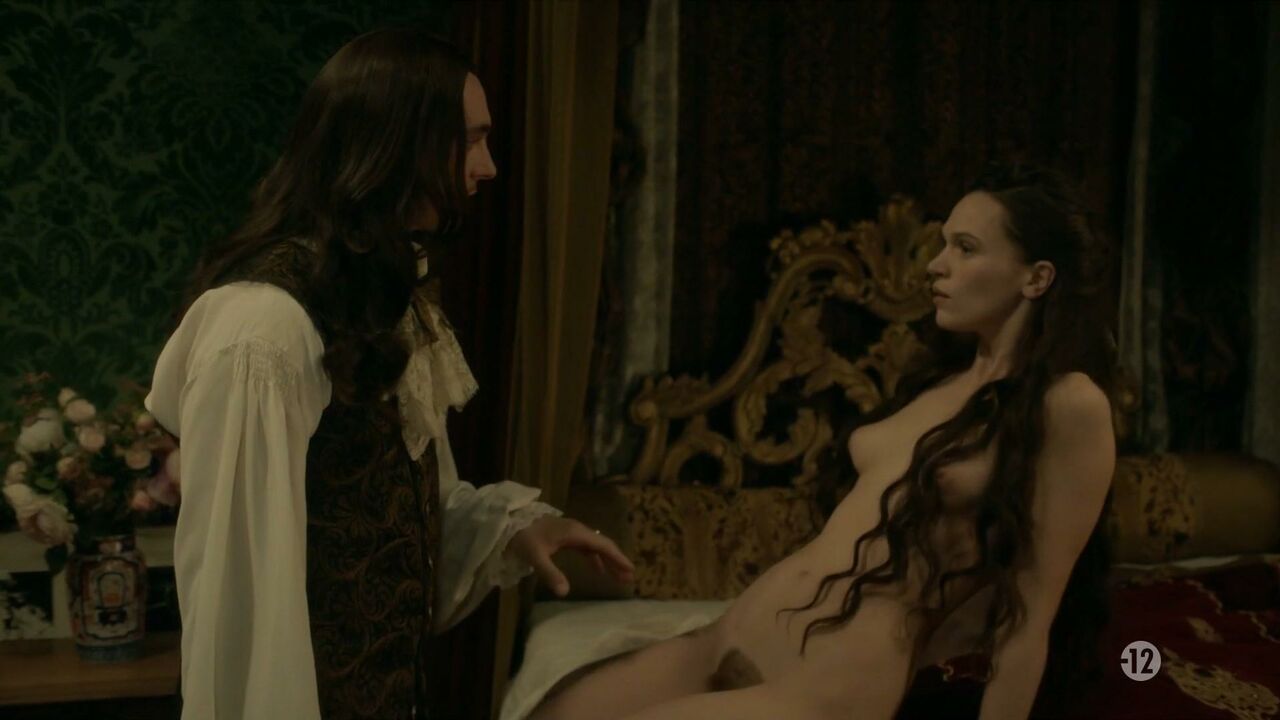 Anna Brewster nude, erotic scene from Versailles s02e09,10 (2017)