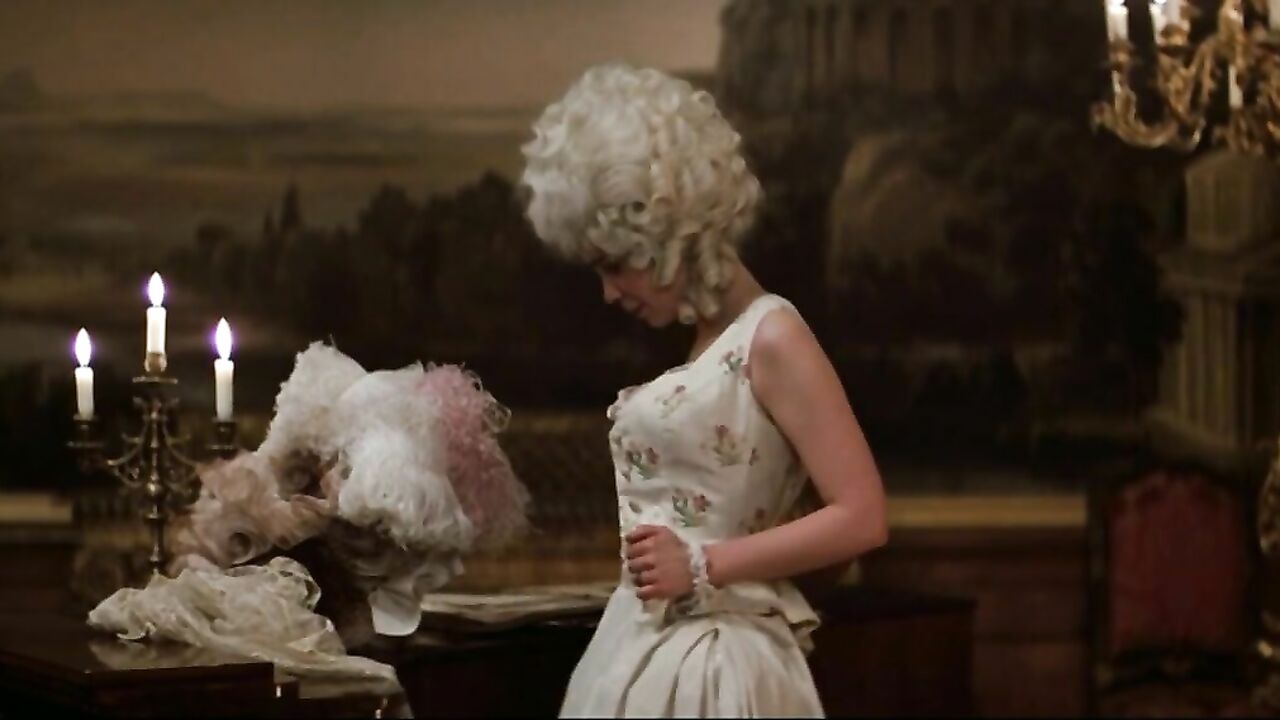 Elizabeth Berridge nude, erotic scene from Amadeus (1984)