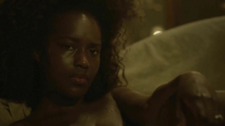 Fatou N’Diaye nude, Sex scene from Maison Close s02e08 (2013)