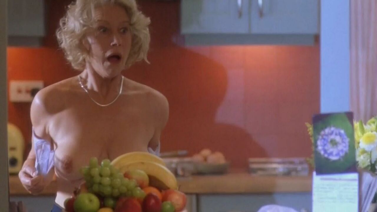 Helen Mirren nude, Celia Imrie nude, Julie Walters nude, Penelope Wilton nude, erotic scene from Calendar Girls (2003)