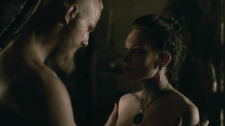 Ida Nielsen nude, Josefin Asplund nude, Sex scene from Vikings s04e18 (2017)