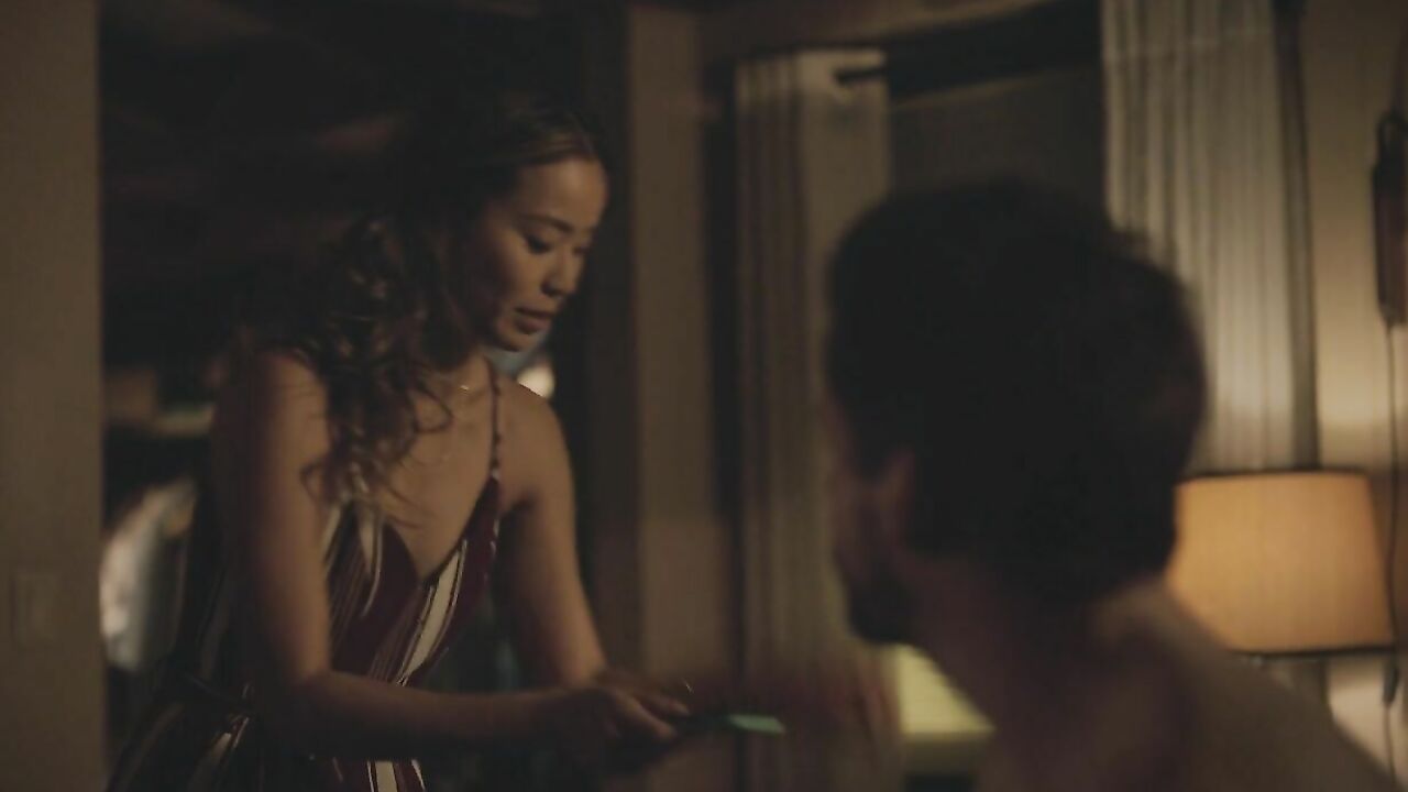 Jamie Chung sexy, Sex scene from Casual s03e05 (2017)