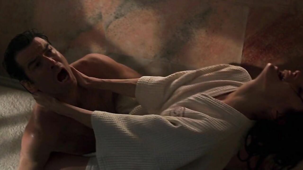 Famke Janssen sexy, Sex scene from GoldenEye (1995)