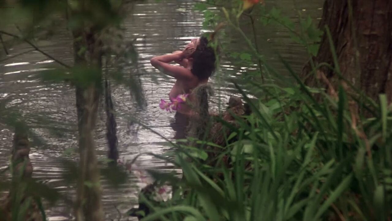 Adrienne Barbeau nude, erotic scene from Swamp Thing (1982)