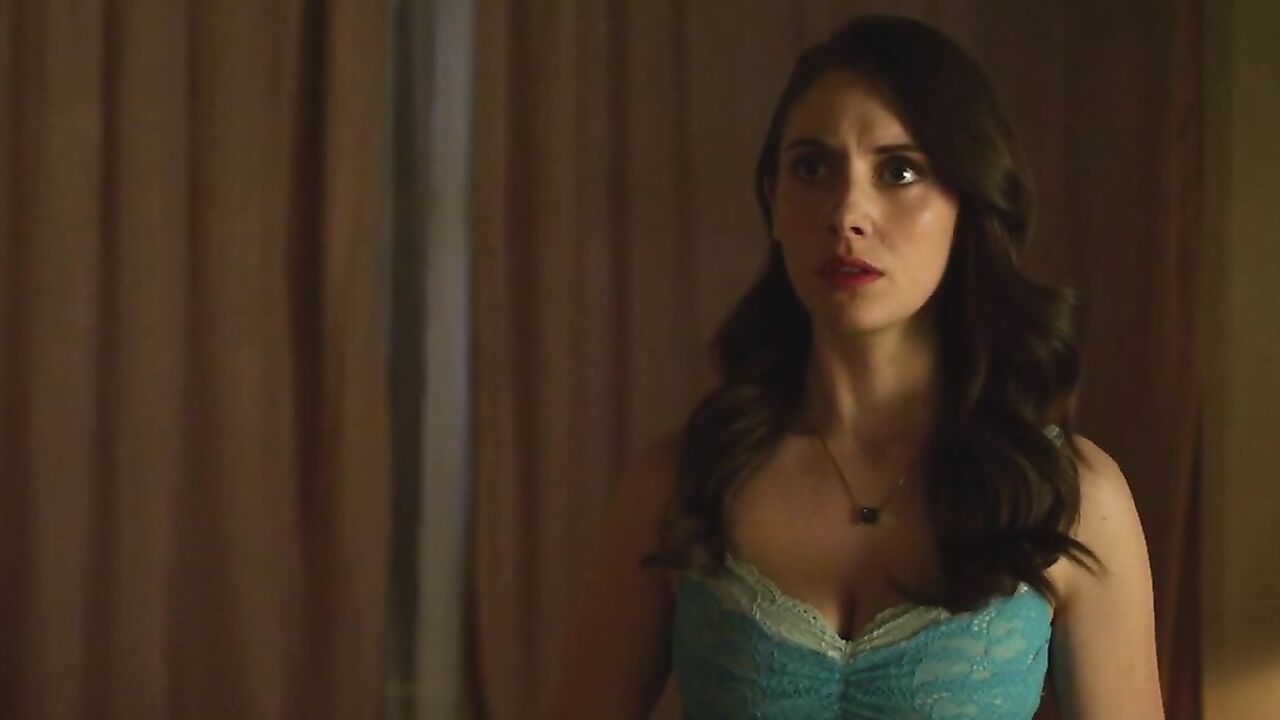 Alison Brie sexy, Sex scene from No Stranger Than Love (2015)