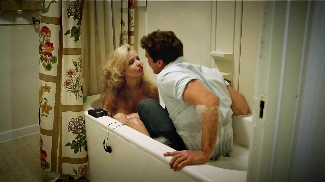 Angelique Pettyjohn nude, Loren Crabtree nude, Sex scene from Biohazard (1984)