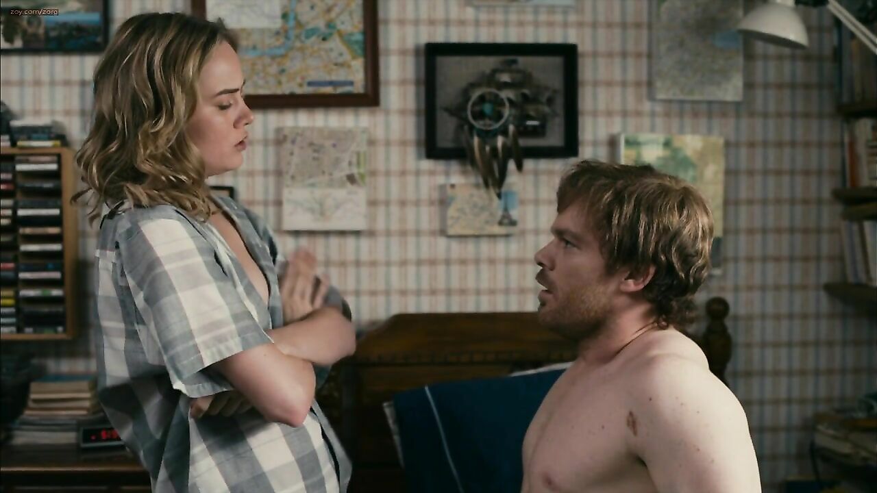 Brie Larson sexy, erotic scene from The Trouble With Bliss (2012)