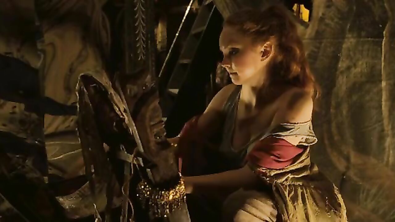 Lily Cole sexy -  sex scene from The Imaginarium of Doctor Parnassus (2009)