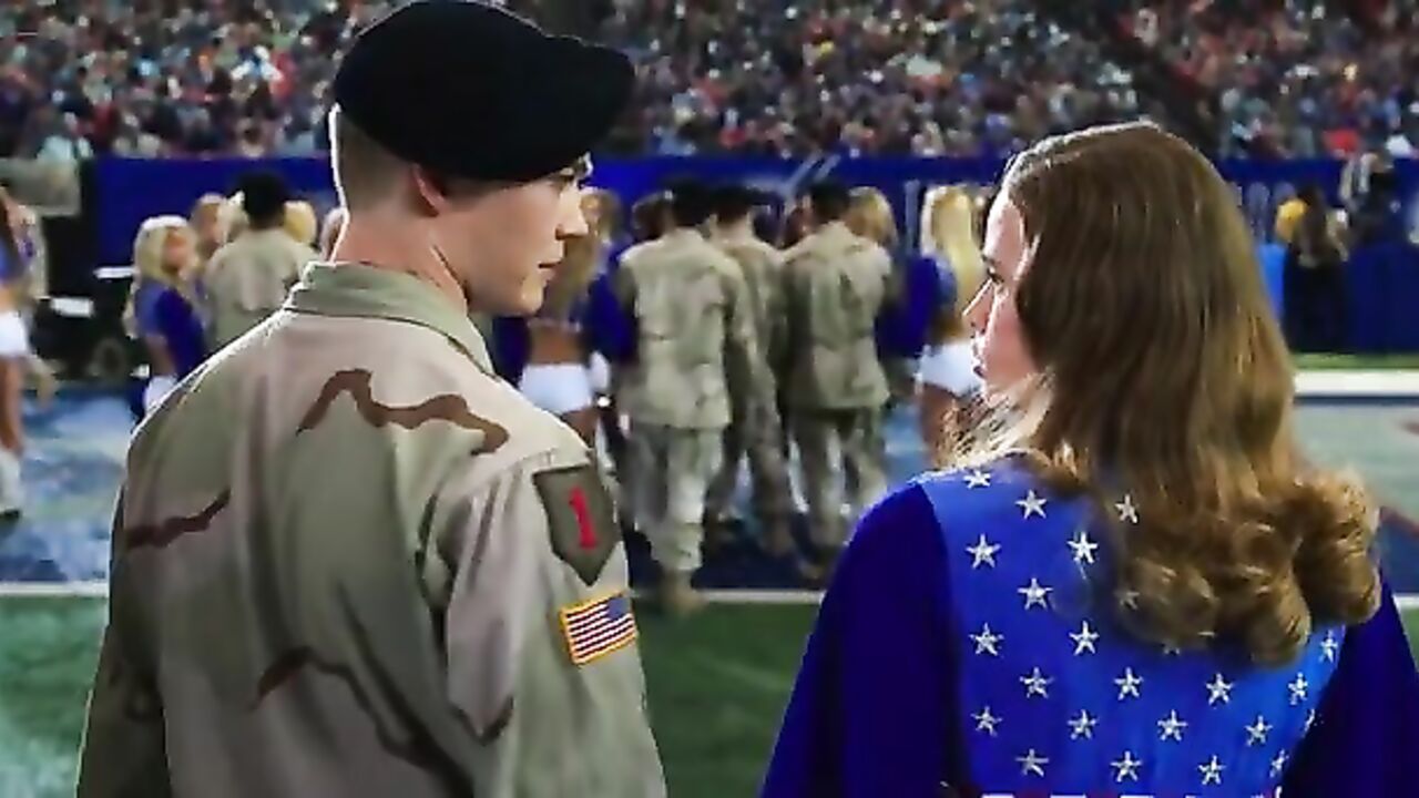 Makenzie Leigh sexy -  sex scene from Billy Lynn’s Long Halftime Walk (2016)