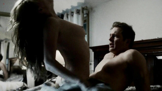 Jes Macallan nude, Sadie Alexandru nude -  sex scene from Femme Fatales s02e10 (2012)