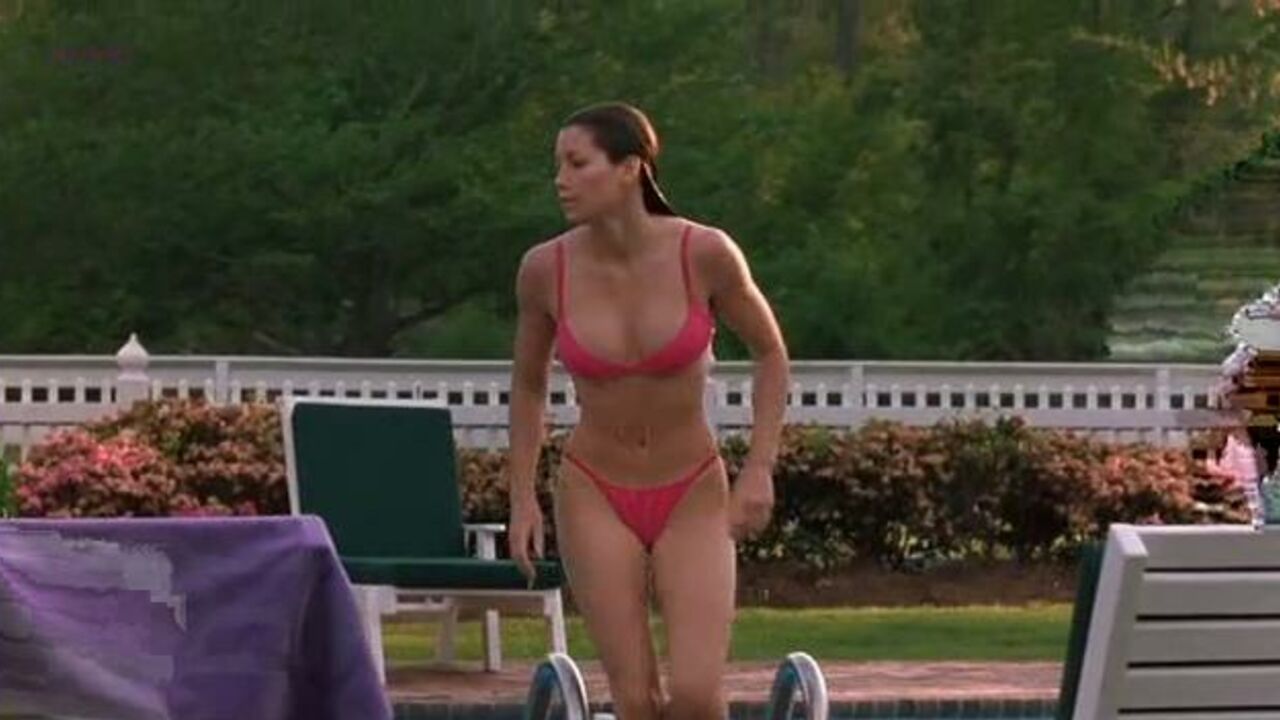 Jessica Biel sexy -  sex scene from Summer Catch (2001)