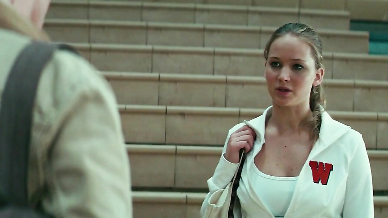 Jennifer Lawrence sexy -  sex scene from The Beaver (2011)