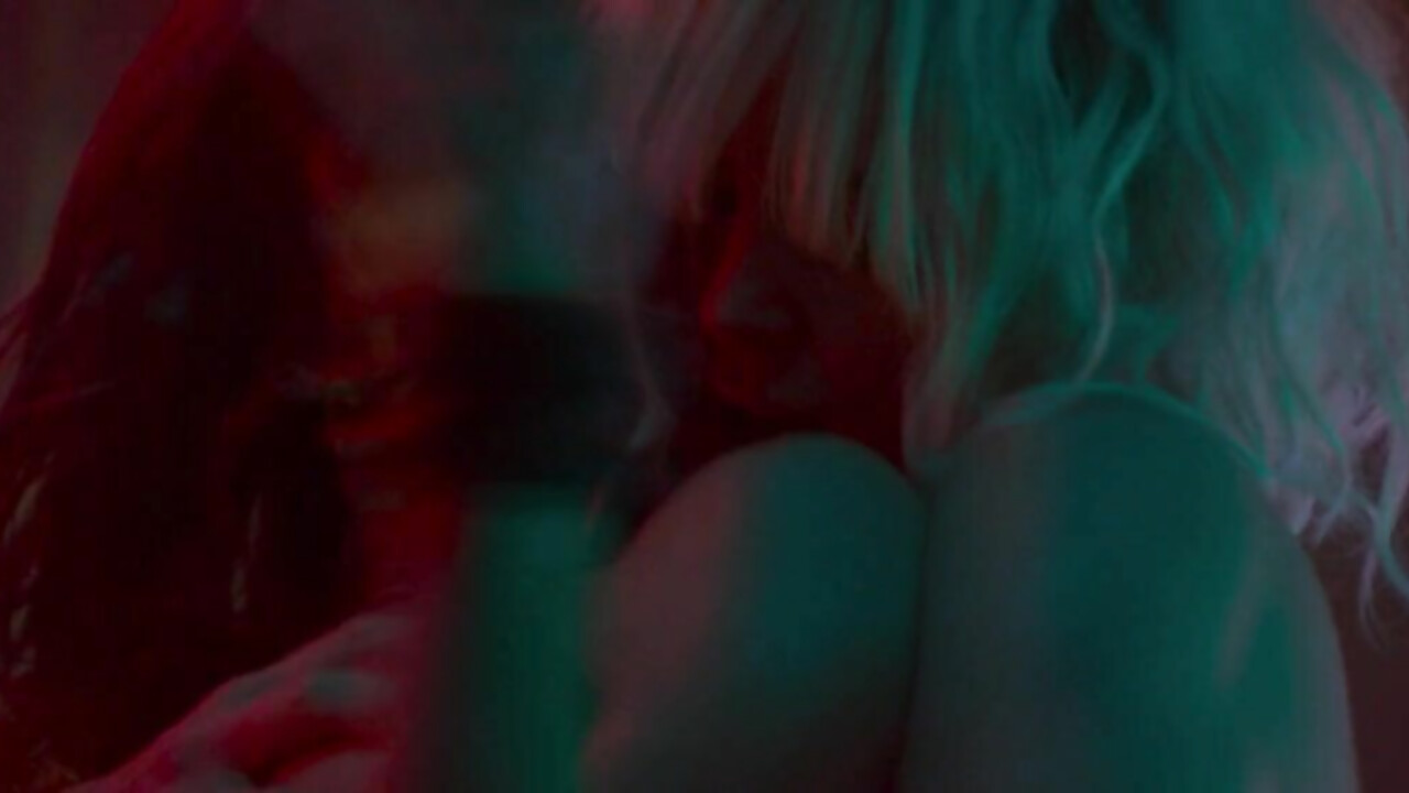 Charlize Theron nude, Sofia Boutella nude -  sex scene from Atomic Blonde (2017)