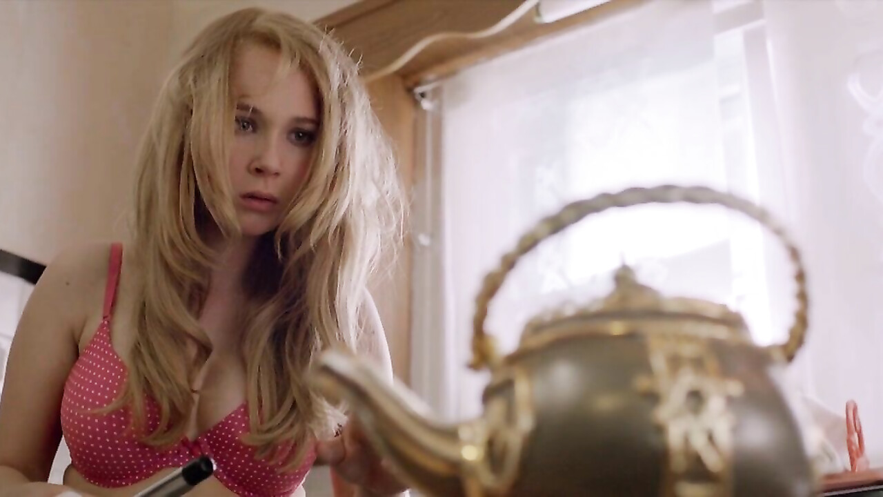 Juno Temple sexy -  sex scene from The Brass Teapot (2012)