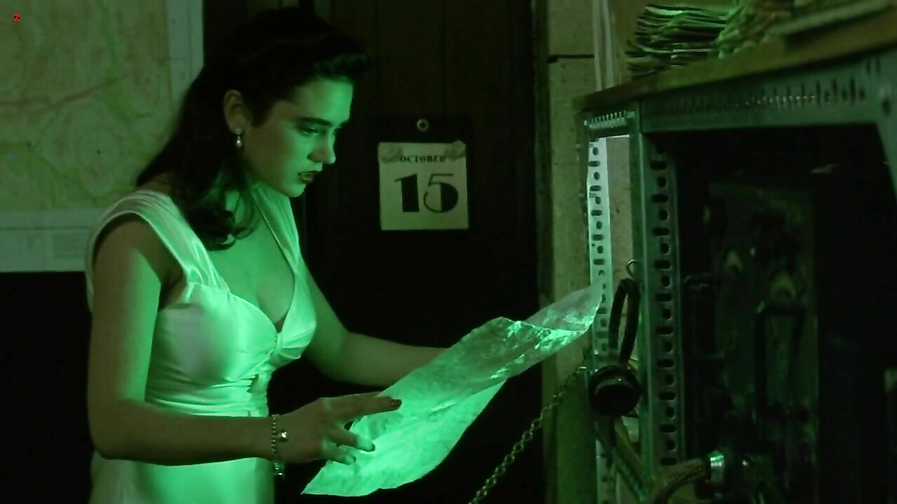 Jennifer Connelly sexy -  sex scene from The Rocketeer (1991)