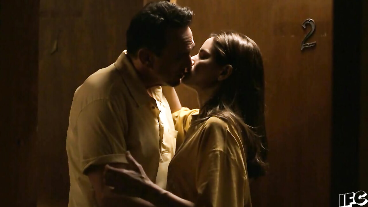 Amanda Peet sexy -  sex scene from Brockmire s01e02 (2017)