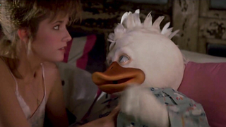 Lea Thompson sexy -  sex scene from Howard the Duck (1986)