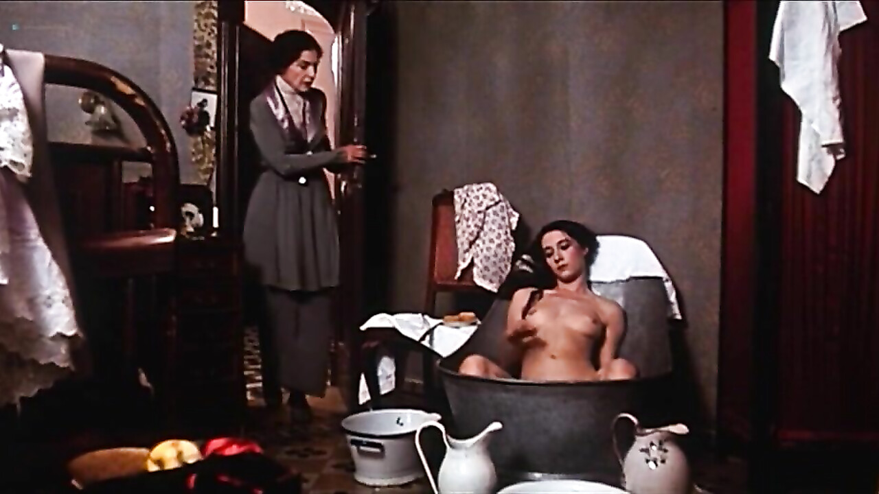 Nathalie Nell nude, Monica Scattini nude -  sex scene from Malamore (1982)