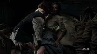 Caitriona Balfe sexy -  sex scene from Outlander s03e09 (2017)