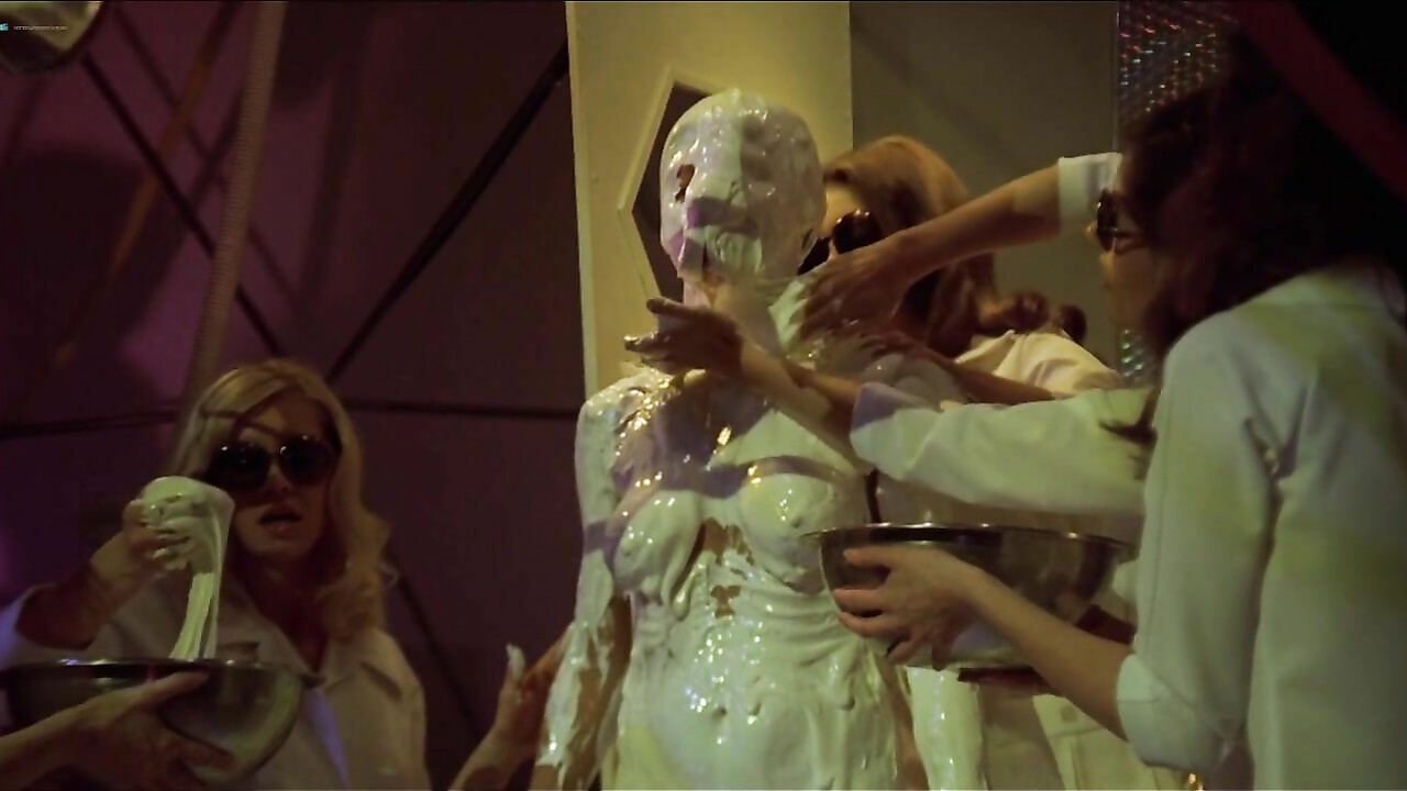 Victoria Vetri nude, Anitra Ford nude -  sex scene from Invasion of the Bee Girls (1973)