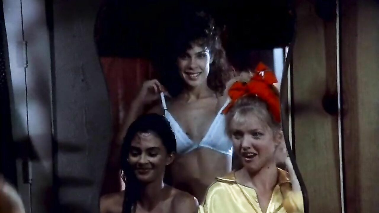 Teri Weigel nude, Vickie Benson nude, Betsy Russell sexy, Krista Pflanzer nude -  sex scene from Cheerleader Camp (1988)