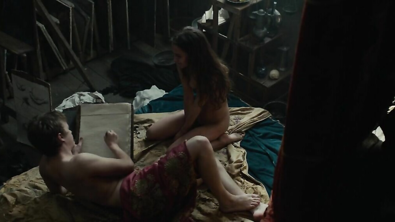 Alicia Vikander nude -  sex scene from Tulip Fever (2017)